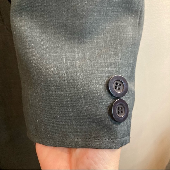 LONDON  FOG Sz 14R Classic Lined Buttoned Pockets Trench Rain Coat - Picture 3 of 12